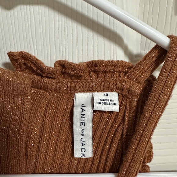 Janie and Jack girls size 10 Bronze color tank top - Picture 7 of 7